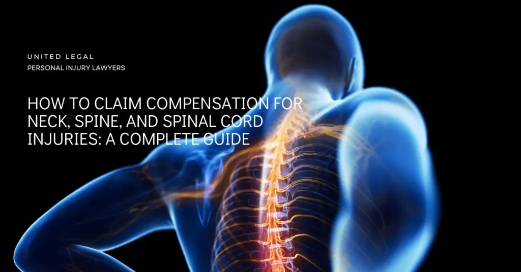 How to Claim Compensation for Neck, Spine, and Spinal cord Injuries: A Complete Guide